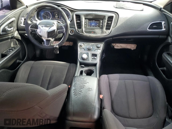 2015 Chrysler 200 Limited with VIN 1C3CCCAB5FN649797, listed as a Copart auction lot 55427965 with 207,094 mi miles and Salvage Title. Bid and sale history available at DreamBid. Image 8.