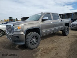 2015 GMC Sierra 1500 Denali with VIN 3GTU2WEJ0FG493862, listed as a Copart auction lot 48051765 with 193,890 mi miles and Salvage Title. Bid and sale history available at carsss.com. Image 1.