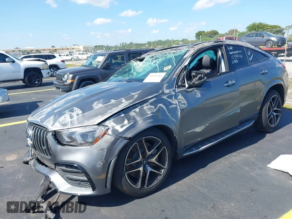2021 Mercedes-Benz GLE 53 AMG with VIN 4JGFD6BB0MA403746, listed as a IAAI auction lot 42221763 with 68,541 mi miles and . Bid and sale history available at DreamBid. Image 16.