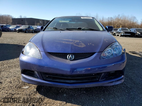 2006 Acura RSX with VIN JH4DC54816S007931, listed as a Copart auction lot 80239664 with 166,886 mi miles and Salvage Title. Bid and sale history available at carsss.com. Image 5.