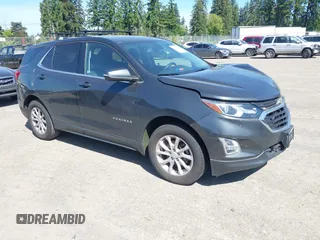 2018 Chevrolet Equinox LT with VIN 3GNAXJEV1JL270411, listed as a IAAI auction lot 42361414 with 99,089 mi miles and . Bid and sale history available at DreamBid. Image 1.