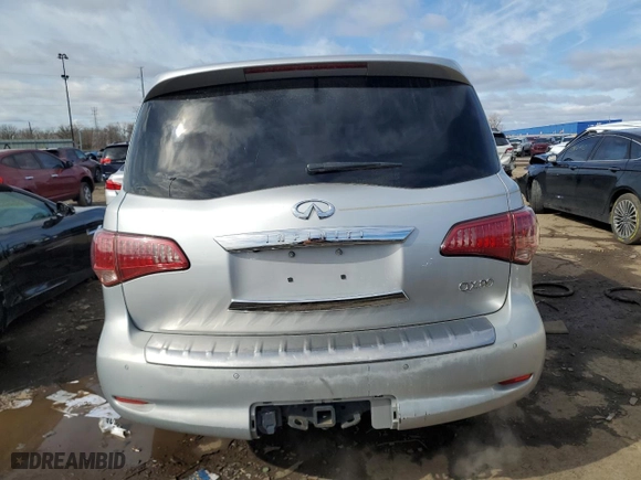 2017 Infiniti QX80 with VIN JN8AZ2NE8H9151366, listed as a Copart auction lot 50979385 with NaN miles and Clean Title. Bid and sale history available at carsss.com. Image 6.