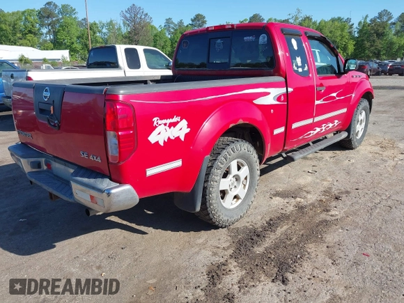 2005 Nissan Frontier LE with VIN 1N6AD06W45C434932, listed as a IAAI auction lot 42103130 with 279,510 mi miles and . Bid and sale history available at DreamBid. Image 4.