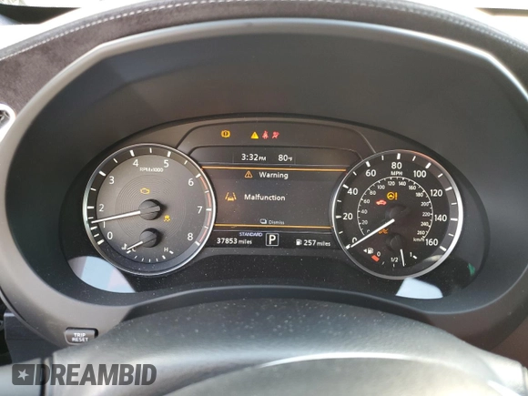 2019 Infiniti QX50 LUXE with VIN 3PCAJ5M16KF117863, listed as a Copart auction lot 37805623 with 37,853 mi miles. Bid and sale history available at carsss.com. Image 9.