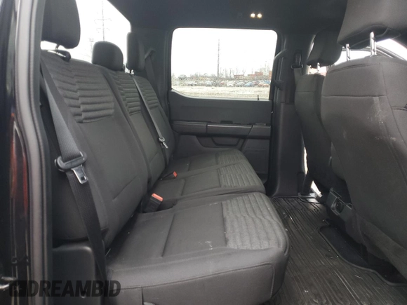2023 Ford F-150 XL with VIN 1FTEW1EB4PKF59134, listed as a Copart auction lot 85747264 with 25,038 mi miles and Salvage Title. Bid and sale history available at carsss.com. Image 10.
