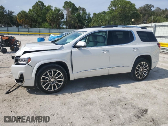 2020 GMC Acadia Denali with VIN 1GKKNPLS3LZ210516, listed as a Copart auction lot 55962585 with 24,160 mi miles and Non repairable. Bid and sale history available at DreamBid. Image 1.