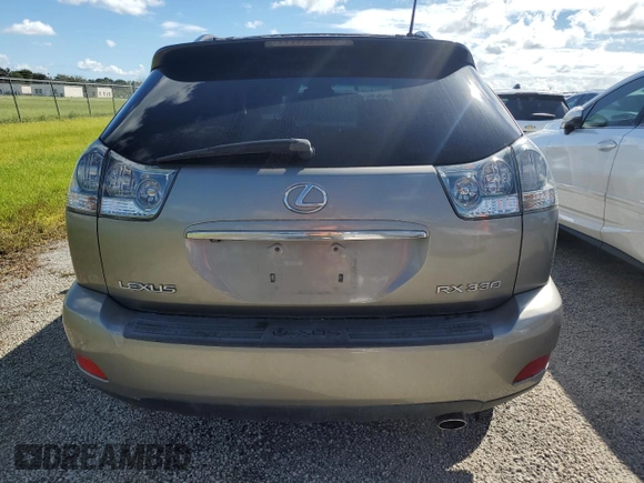 2005 Lexus RX 330 with VIN JTJGA31U750057587, listed as a Copart auction lot 74395084 with 0 mi miles and Non Repairable. Bid and sale history available at carsss.com. Image 6.