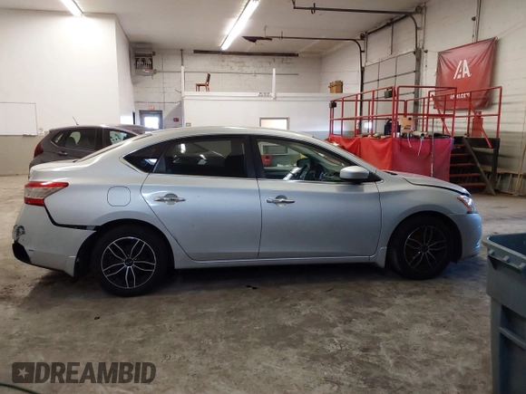 2014 Nissan Sentra S with VIN 3N1AB7AP6EY299710, listed as a IAAI auction lot 41505297 with 124,994 mi miles and . Bid and sale history available at DreamBid. Image 13.