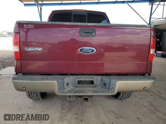 2004 Ford F-150 XLT with VIN 1FTPW14524KC55140, listed as a Copart auction lot 53708165 with 170,692 mi miles and Salvage Title. Bid and sale history available at carsss.com. Image 6.