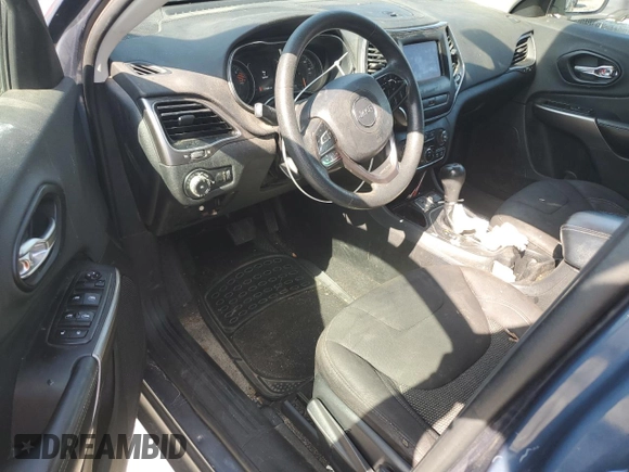 2019 Jeep Cherokee Latitude with VIN 1C4PJLCB9KD405991, listed as a Copart auction lot 56680625 with 123,008 mi miles and Salvage title. Bid and sale history available at DreamBid. Image 8.