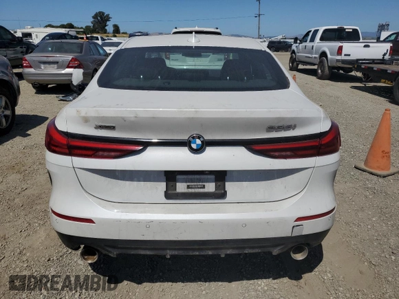 2020 BMW 2 Series 228i xDrive with VIN WBA73AK02L7F72756, listed as a Copart auction lot 59174455 with 60,415 mi miles and Salvage title. Bid and sale history available at DreamBid. Image 6.