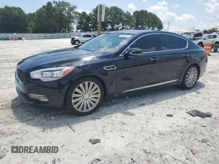 2015 Kia K900 Premium z VIN KNALU4D41F6027488, wystawiony jako Copart lot #65242944 z przebiegiem 102 747 mil mil oraz Szkody całkowita. Historia ofert i sprzedaży dostępna na DreamBid. Obrazek 1.