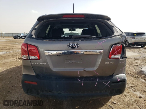 2011 Kia Sorento EX with VIN 5XYKUDA28BG178675, listed as a Copart auction lot 47277865 with 165,512 mi miles and Salvage Title. Bid and sale history available at carsss.com. Image 6.