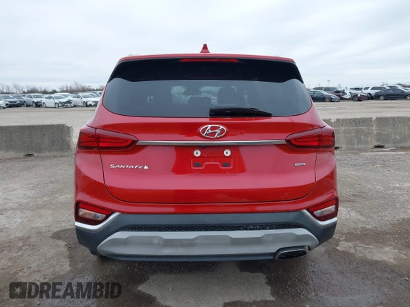 2020 Hyundai Santa Fe SEL with VIN 5NMS3CAD8LH138165, listed as a IAAI auction lot 41624458 with 115,944 mi miles. Bid and sale history available at carsss.com. Image 17.