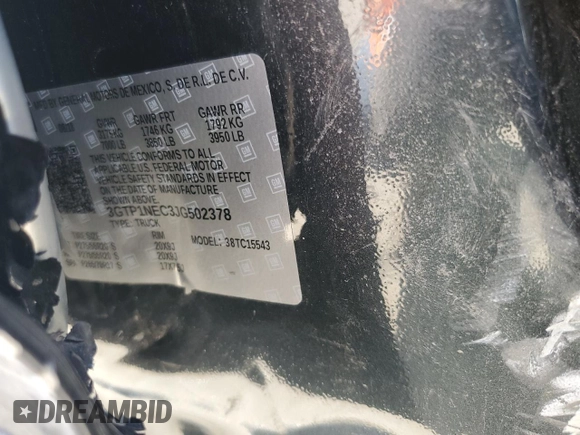 2018 GMC Sierra 1500 SLT with VIN 3GTP1NEC3JG502378, listed as a Copart auction lot 56557045 with 56,482 mi miles and Salvage title. Bid and sale history available at DreamBid. Image 12.