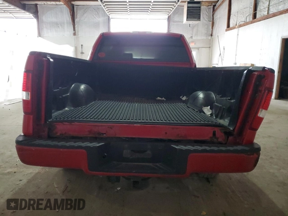 2005 Ford F-150 XL with VIN 1FTRF14W35NC11195, listed as a Copart auction lot 49278615 with 0 mi miles and Salvage Title. Bid and sale history available at carsss.com. Image 6.