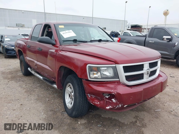 2006 Dodge Dakota SLT with VIN 1D7HE48KX6S598831, listed as a IAAI auction lot 41292884 with 173,181 mi miles and . Bid and sale history available at carsss.com. Image 1.