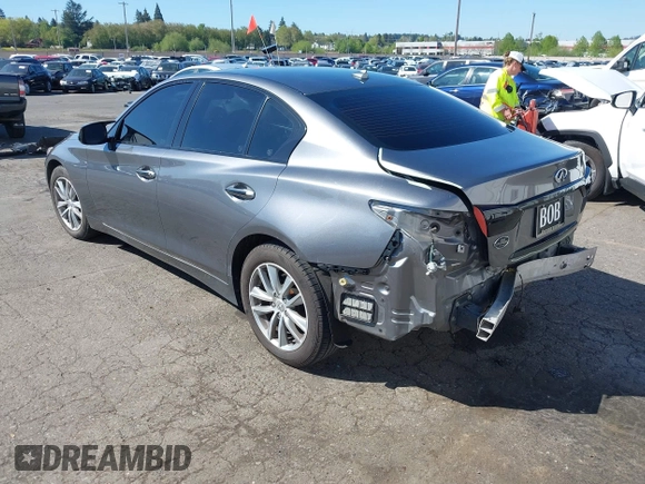 2014 Infiniti Q50 Premium with VIN JN1BV7AR4EM700364, listed as a IAAI auction lot 42032156 with 75,469 mi miles and . Bid and sale history available at DreamBid. Image 3.