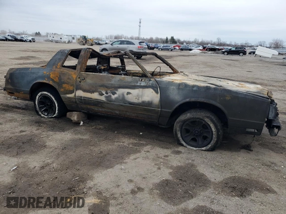1987 Chevrolet Monte Carlo с VIN 1G1GZ11G2HP106631, выставлен на аукционе Copart как лот 50216785 с пробегом Не указан миль и На запчасти • Non repairable. История ставок и продаж доступна на DreamBid. Изображение 4.