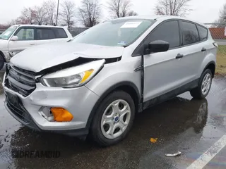 2017 Ford Escape S with VIN 1FMCU0F76HUE83497, listed as a IAAI auction lot 41868513 with 90,511 mi miles. Bid and sale history available at carsss.com. Image 2.