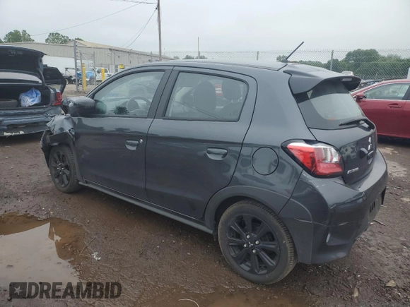 2024 Mitsubishi Mirage Black Edition z VIN ML32AWHJ3RH012246, wystawiony jako Copart lot #59327875 z przebiegiem 14 677 mil mil oraz Szkoda całkowita • Salvage title. Historia ofert i sprzedaży dostępna na DreamBid. Obrazek 2.