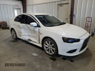 2015 Mitsubishi Lancer GT with VIN JA32U8FW9FU018875, listed as a Copart auction lot 41967595 with 142,605 mi miles and Salvage Title. Bid and sale history available at carsss.com. Image 4.