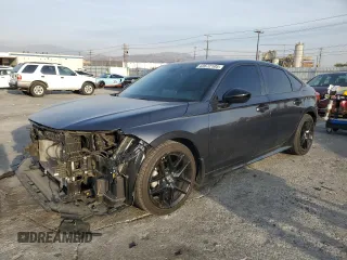 2024 Honda Civic Sport with VIN 2HGFE2F53RH544299, listed as a Copart auction lot 43572105 with 78,806 mi miles and Salvage Title. Bid and sale history available at DreamBid. Image 1.