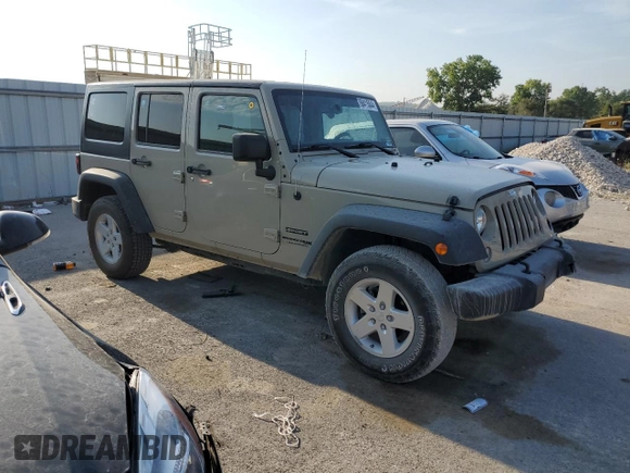 2018 Jeep Wrangler JK Unlimited Sport S with VIN 1C4HJWDG6JL921570, listed as a Copart auction lot 68415044 with 121,501 mi miles and Salvage Title. Bid and sale history available at carsss.com. Image 4.