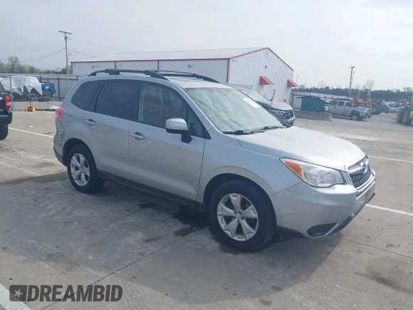 2014 Subaru Forester 2.5i Premium with VIN JF2SJAEC0EH516268, listed as a IAAI auction lot 42102665 with 162,561 mi miles. Bid and sale history available at carsss.com. Image 1.