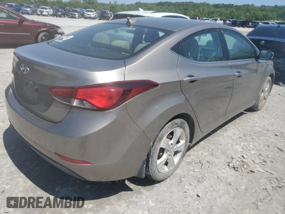 2016 Hyundai Elantra SE with VIN 5NPDH4AE5GH766847, listed as a Copart auction lot 56353865 with 91,153 mi miles and Salvage title. Bid and sale history available at DreamBid. Image 3.