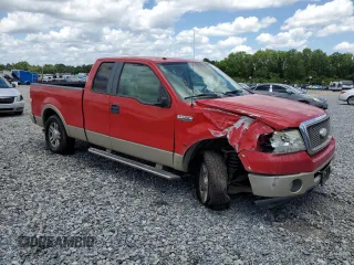 2007 Ford F-150 XLT with VIN 1FTPX14V57KD15977, listed as a Copart auction lot 60962885 with 156,570 mi miles and Salvage title. Bid and sale history available at DreamBid. Image 4.