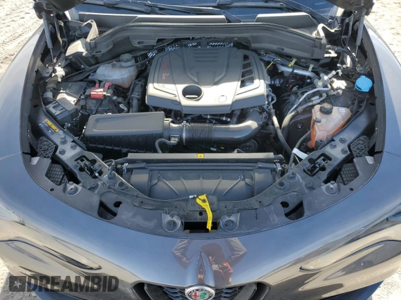 2024 Alfa Romeo Stelvio Veloce z VIN ZASPAKBN3R7D71181, wystawiony jako Copart lot #87510335 z przebiegiem 19 477 mil mil oraz Szkody całkowita. Historia ofert i sprzedaży dostępna na DreamBid. Obrazek 12.