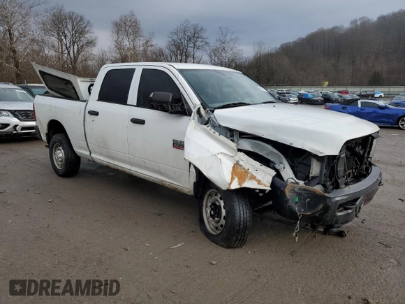 2012 Ram 2500 ST Power Wagon with VIN 3C6TD5CTXCG298228, listed as a Copart auction lot 84211474 with 302,000 mi miles and Salvage Title. Bid and sale history available at carsss.com. Image 4.