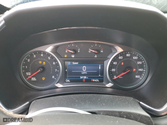 2020 Chevrolet Equinox LT with VIN 2GNAXJEV6L6126411, listed as a Copart auction lot 78169094 with 34,136 mi miles and Salvage Title. Bid and sale history available at carsss.com. Image 9.