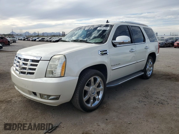 2009 Cadillac Escalade z VIN 1GYFK43589R134714, wystawiony jako Copart lot #48084395 z przebiegiem 154 359 mil mil oraz Czysty tytuł • Clean title. Historia ofert i sprzedaży dostępna na DreamBid. Obrazek 1.