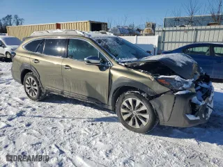 2024 Subaru Outback Touring with VIN 4S4BTAPC9R3142201, listed as a Copart auction lot 89258685 with 22,700 mi miles and Salvage Title. Bid and sale history available at carsss.com. Image 4.