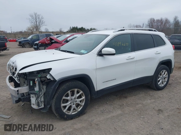 2018 Jeep Cherokee Latitude Plus with VIN 1C4PJMLBXJD598592, listed as a IAAI auction lot 41892635 with 145,031 mi miles. Bid and sale history available at carsss.com. Image 18.