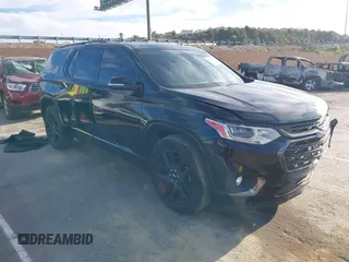 2019 Chevrolet Traverse Premier with VIN 1GNERKKW2KJ243838, listed as a IAAI auction lot 41830336 with 109,087 mi miles. Bid and sale history available at carsss.com. Image 1.