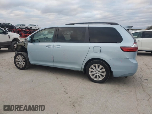 2015 Toyota Sienna Limited with VIN 5TDDK3DC5FS095338, listed as a Copart auction lot 78532014 with 182,689 mi miles and Salvage Title. Bid and sale history available at DreamBid. Image 2.