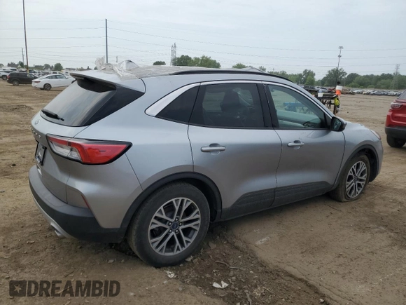 2021 Ford Escape SEL with VIN 1FMCU0H6XMUA63904, listed as a Copart auction lot 60810685 with 110,257 mi miles and Clean title. Bid and sale history available at DreamBid. Image 3.
