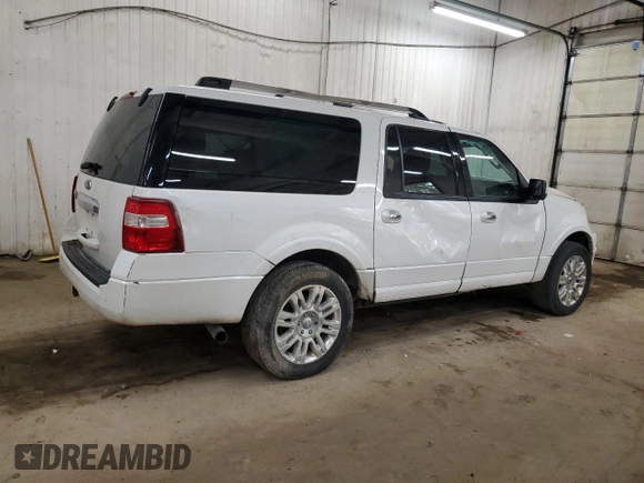 2011 Ford Expedition Max Limited с VIN 1FMJK2A50BEF08412, выставлен на аукционе Copart как лот 55081005 с пробегом 201 897 миль миль и Списание • Salvage title. История ставок и продаж доступна на DreamBid. Изображение 3.