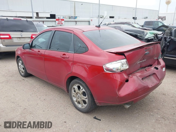 2009 Ford Focus SES with VIN 1FAHP36N59W244231, listed as a IAAI auction lot 41967664 with 141,937 mi miles. Bid and sale history available at carsss.com. Image 3.