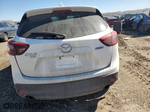 2016 Mazda CX-5 Grand Touring with VIN JM3KE4DYXG0781063, listed as a Copart auction lot 47099825 with 0 mi miles and Salvage Title. Bid and sale history available at carsss.com. Image 6.