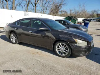 2011 Nissan Maxima 3.5 SV with VIN 1N4AA5AP7BC855019, listed as a Copart auction lot 49722125 with 185,344 mi miles and Salvage Title. Bid and sale history available at carsss.com. Image 4.