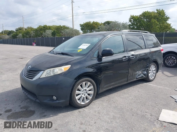 2011 Toyota Sienna XLE AAS with VIN 5TDYK3DC2BS150565, listed as a IAAI auction lot 41845965 with 279,253 mi miles and . Bid and sale history available at DreamBid. Image 17.