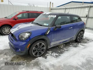 2015 MINI Paceman S with VIN WMWSS7C55FWN70761, listed as a Copart auction lot 46410195 with 160,500 mi miles and Salvage Title. Bid and sale history available at DreamBid. Image 1.