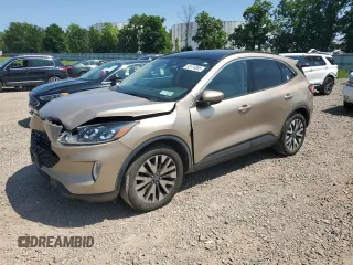 2020 Ford Escape SEL z VIN 1FMCU9H95LUC57513, wystawiony jako Copart lot #65174305 z przebiegiem 84 401 mil mil oraz Szkoda całkowita • Salvage title. Historia ofert i sprzedaży dostępna na DreamBid. Obrazek 1.