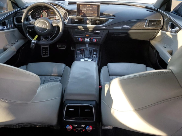 2015 Audi RS 7 Prestige z VIN WUAW2AFC8FN900199, wystawiony jako Copart lot #86767954 z przebiegiem 80 346 mil mil oraz Szkody całkowita. Historia ofert i sprzedaży dostępna na DreamBid. Obrazek 8.