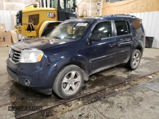 2012 Honda Pilot EX-L with VIN 5FNYF4H51CB079306, listed as a Copart auction lot 46142155 with 197,404 mi miles and Salvage Title. Bid and sale history available at carsss.com. Image 1.