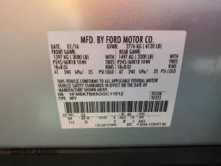 2016 Ford Explorer с VIN 1FM5K7B85GGC11512, выставлен на аукционе Copart как лот 58197735 с пробегом 97 879 миль миль и Чистый • Clean title. История ставок и продаж доступна на DreamBid. Изображение 13.